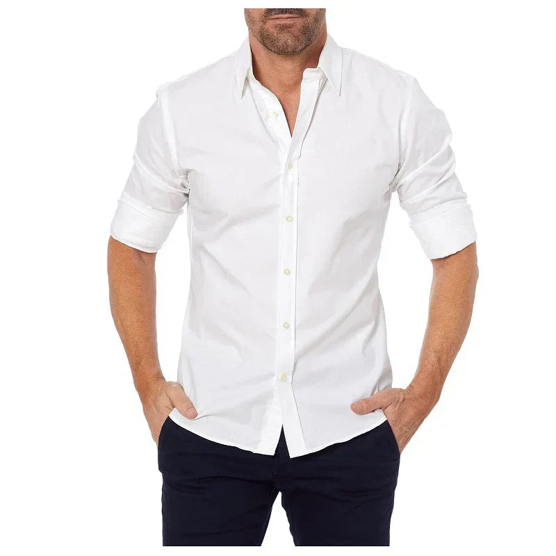 Slim Fit Hemd mit Speziellem Reißverschluss