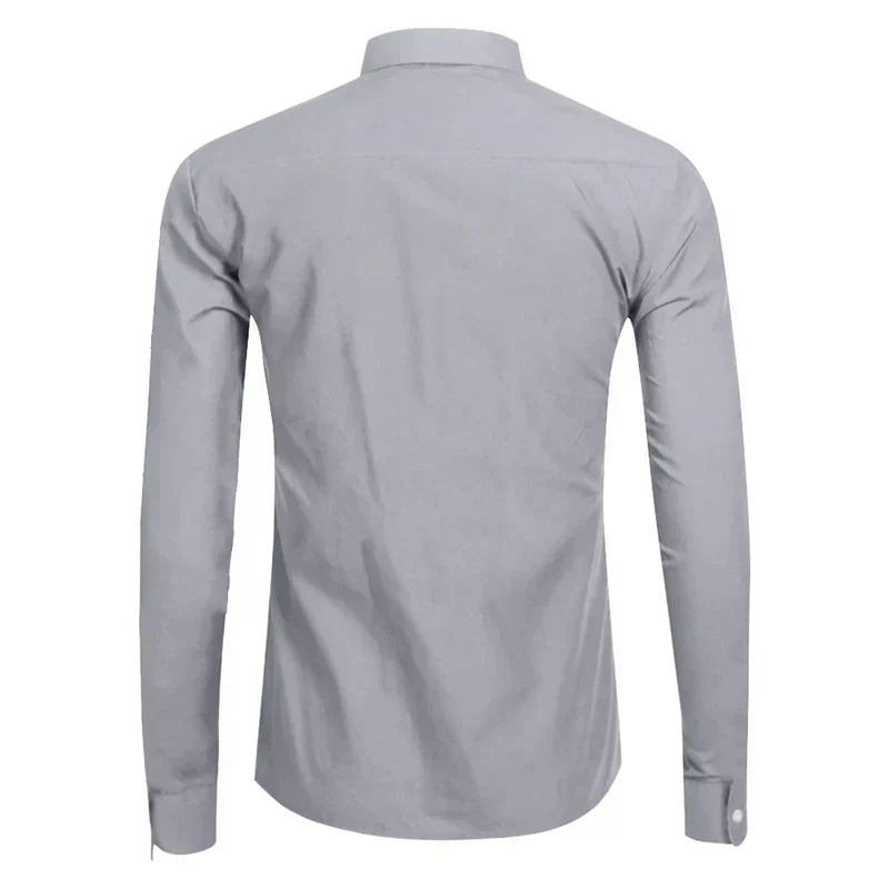 Slim Fit Hemd mit Speziellem Reißverschluss